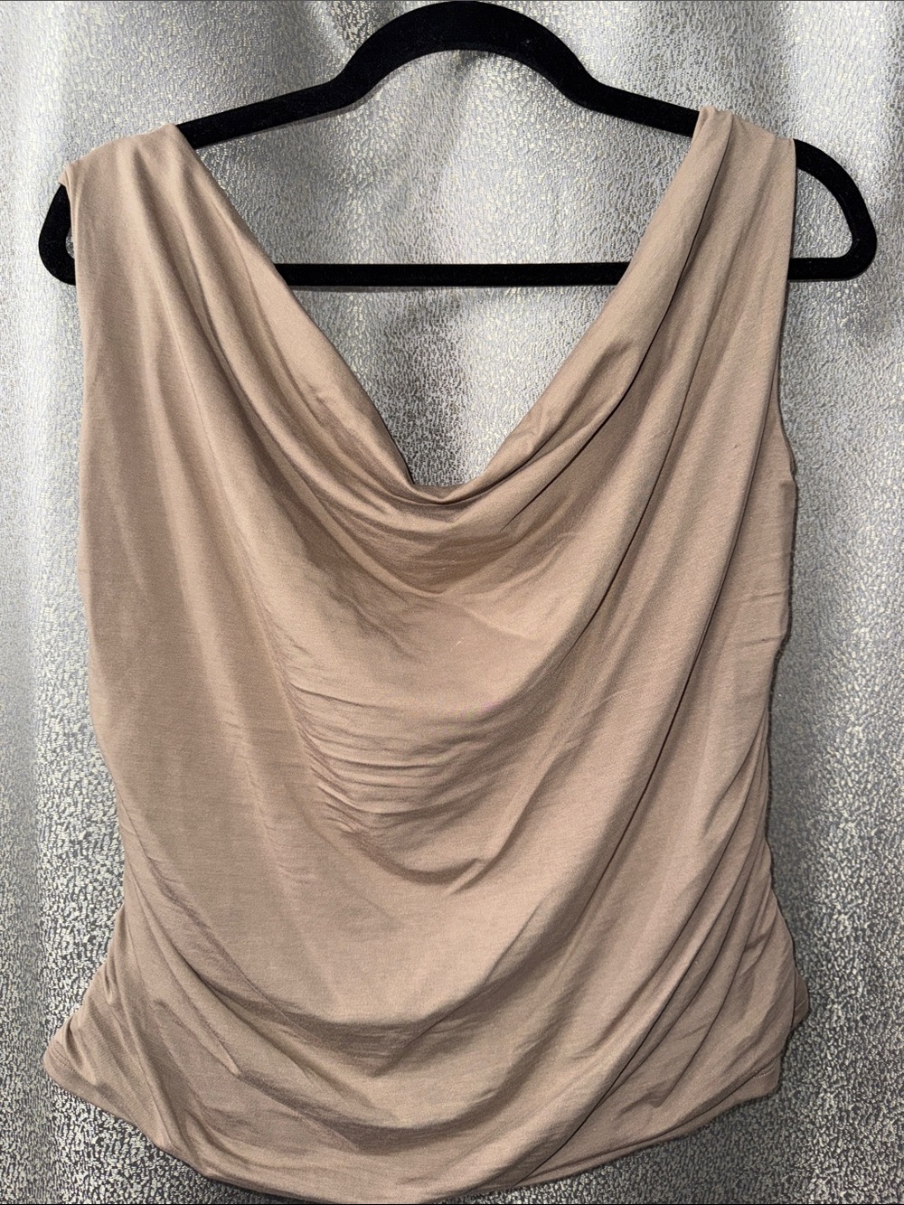 Abercrombie & Fitch Draped Cowl Neck Tank